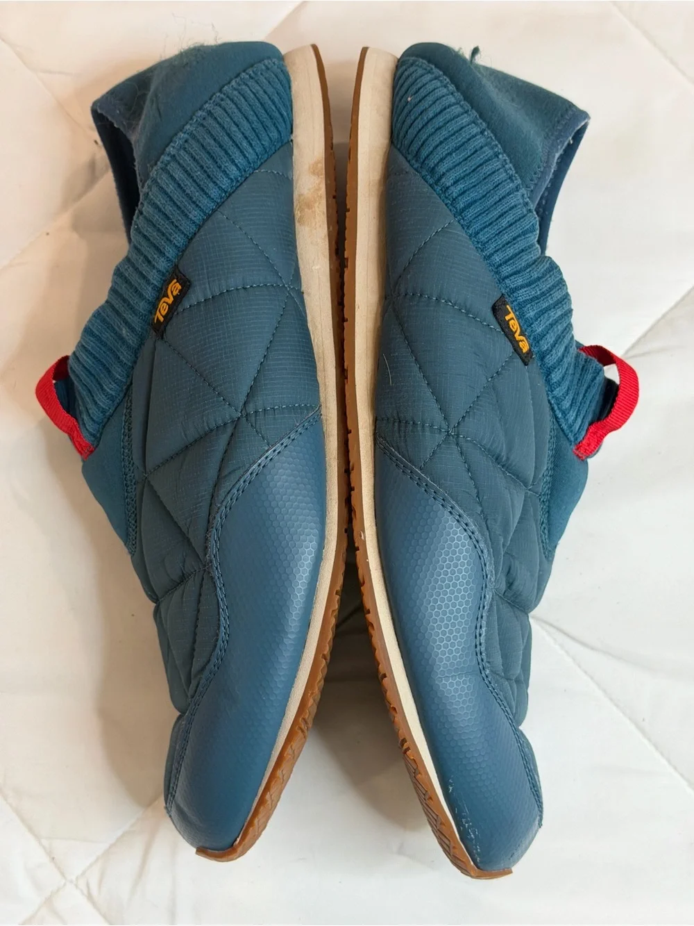 Teva Ember Moc Slip-Ons Quilted Blue Slipper Shoes Men’s Sz 10
